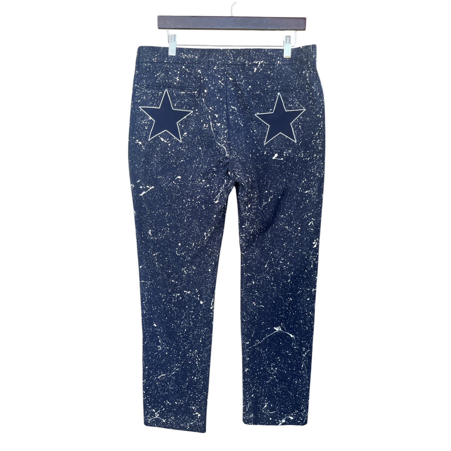 Navy Splat Star Pants (33 x 32)