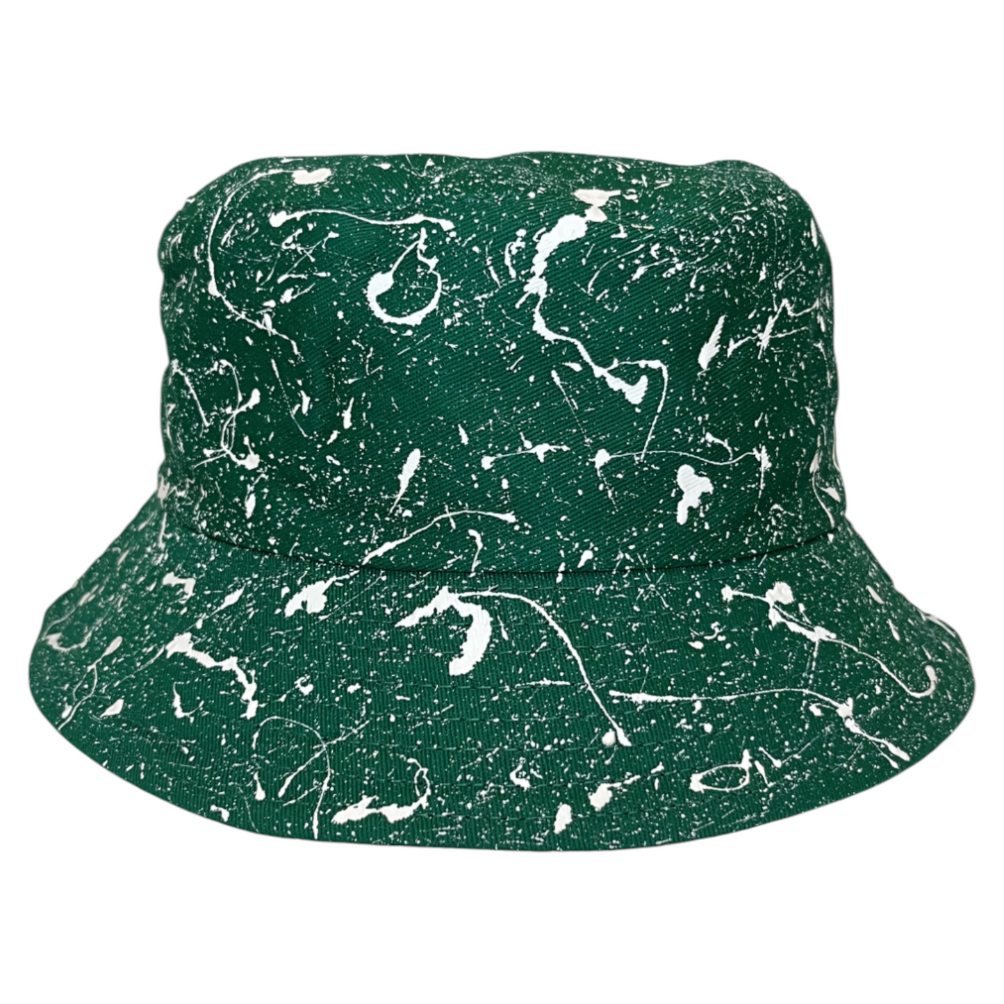 Green Splatter Bucket Hat