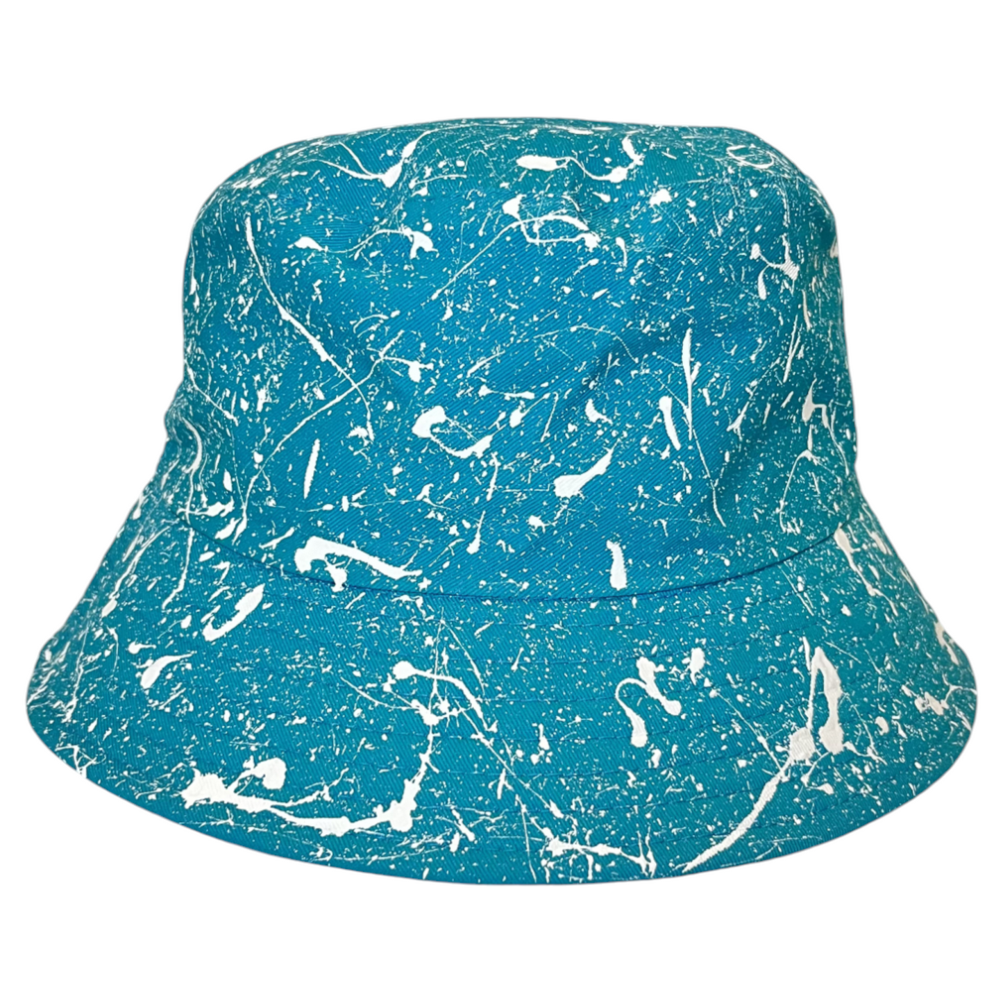 Aqua Splatter Bucket Hat