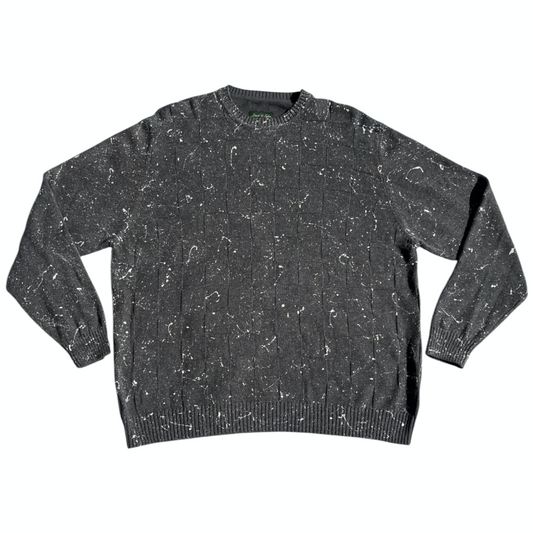 Gray & White Splatter Sweatshirt - Size XL