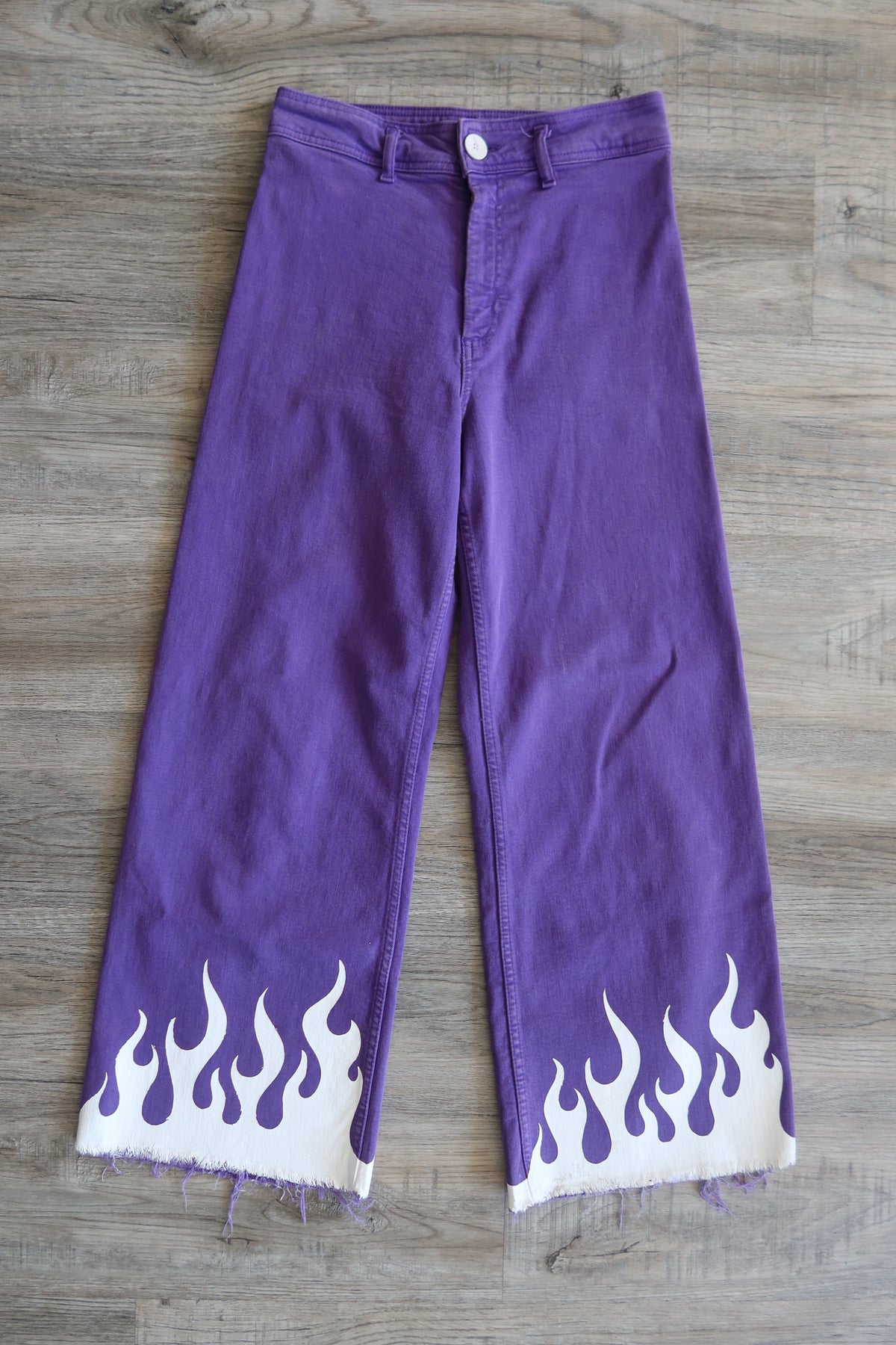 Purple Flame Pants