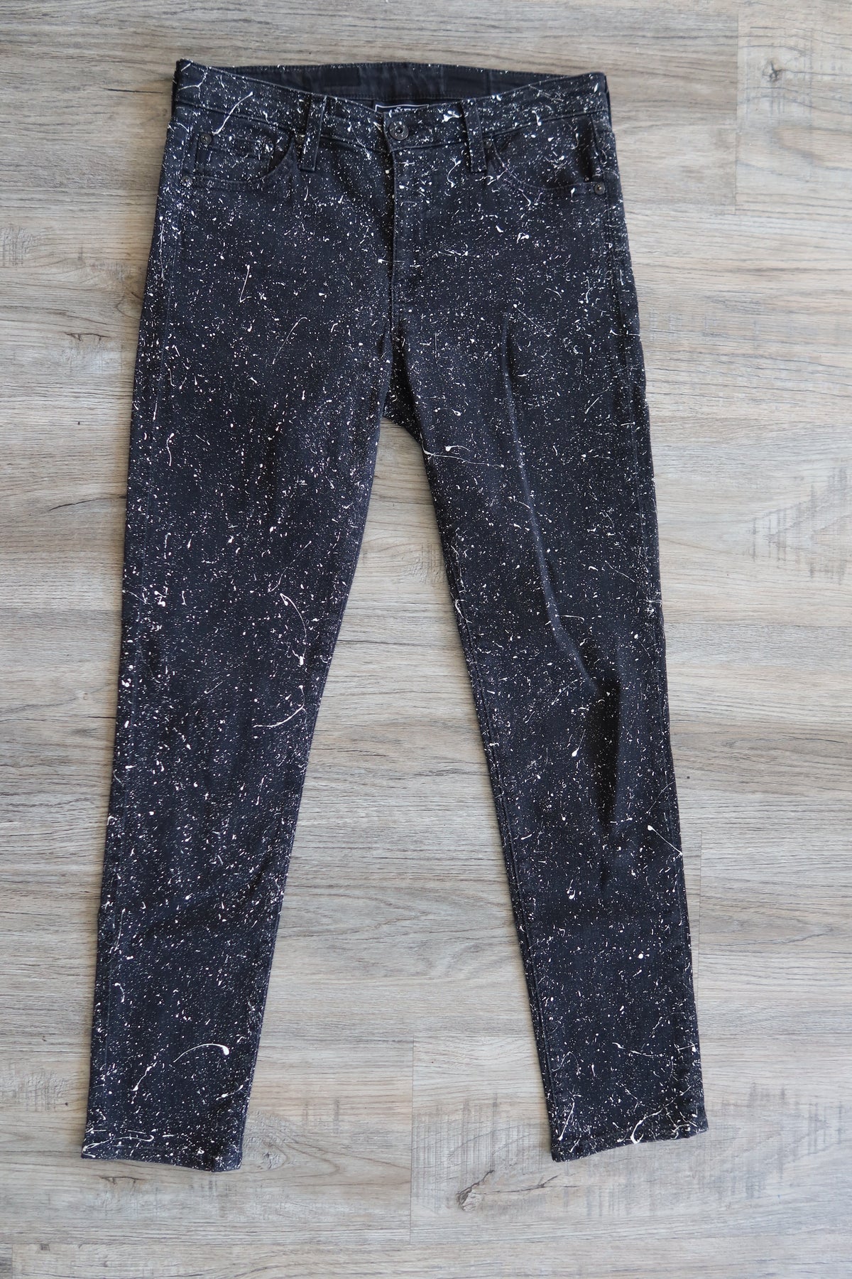 Black Splatter Pants