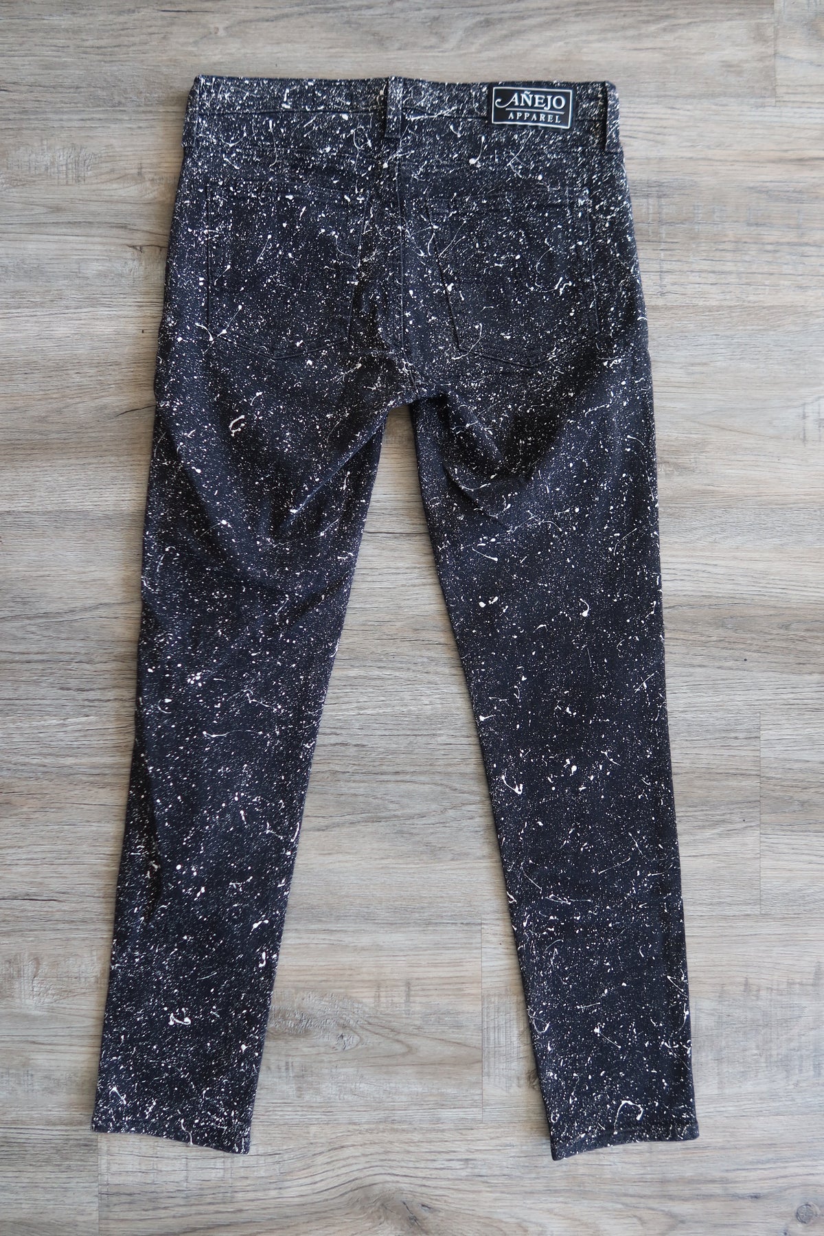 Black Splatter Pants