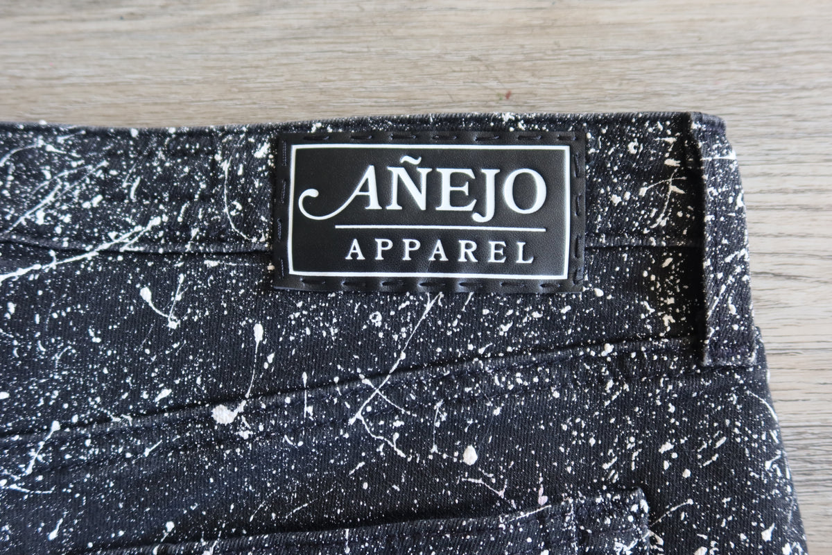 Black Splatter Pants
