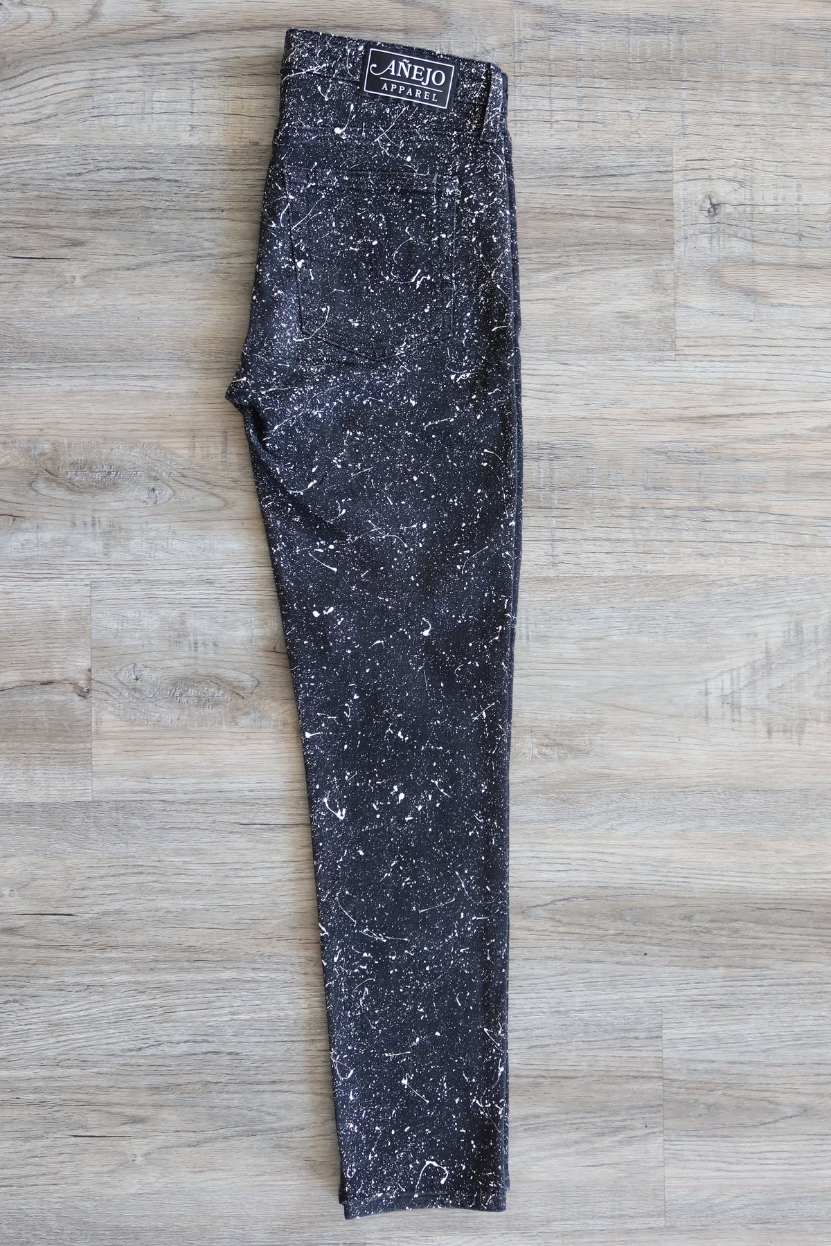 Black Splatter Pants