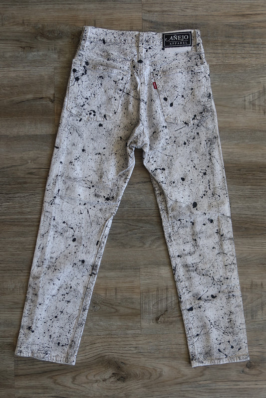 White Splatter Pants