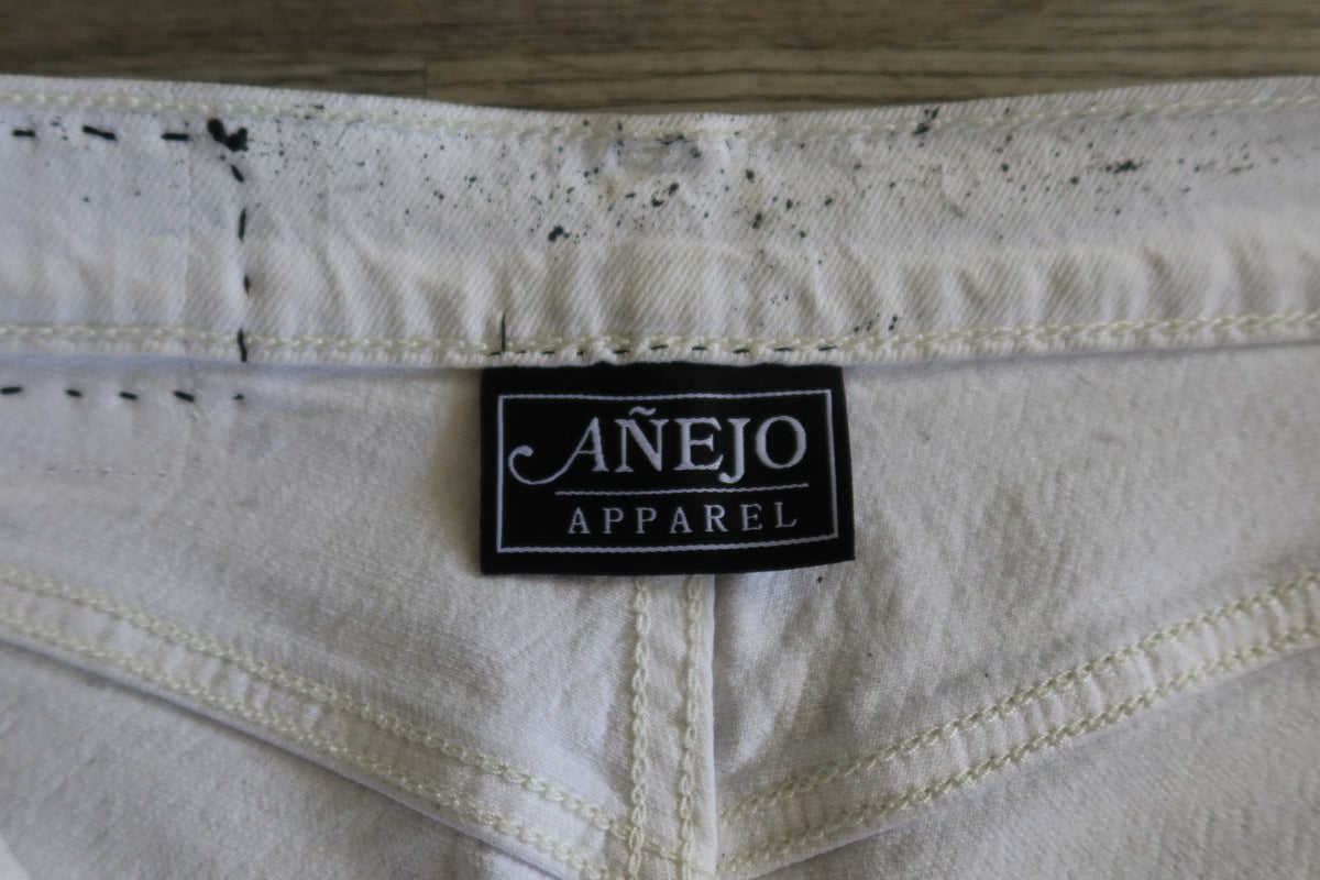 White Splatter Pants