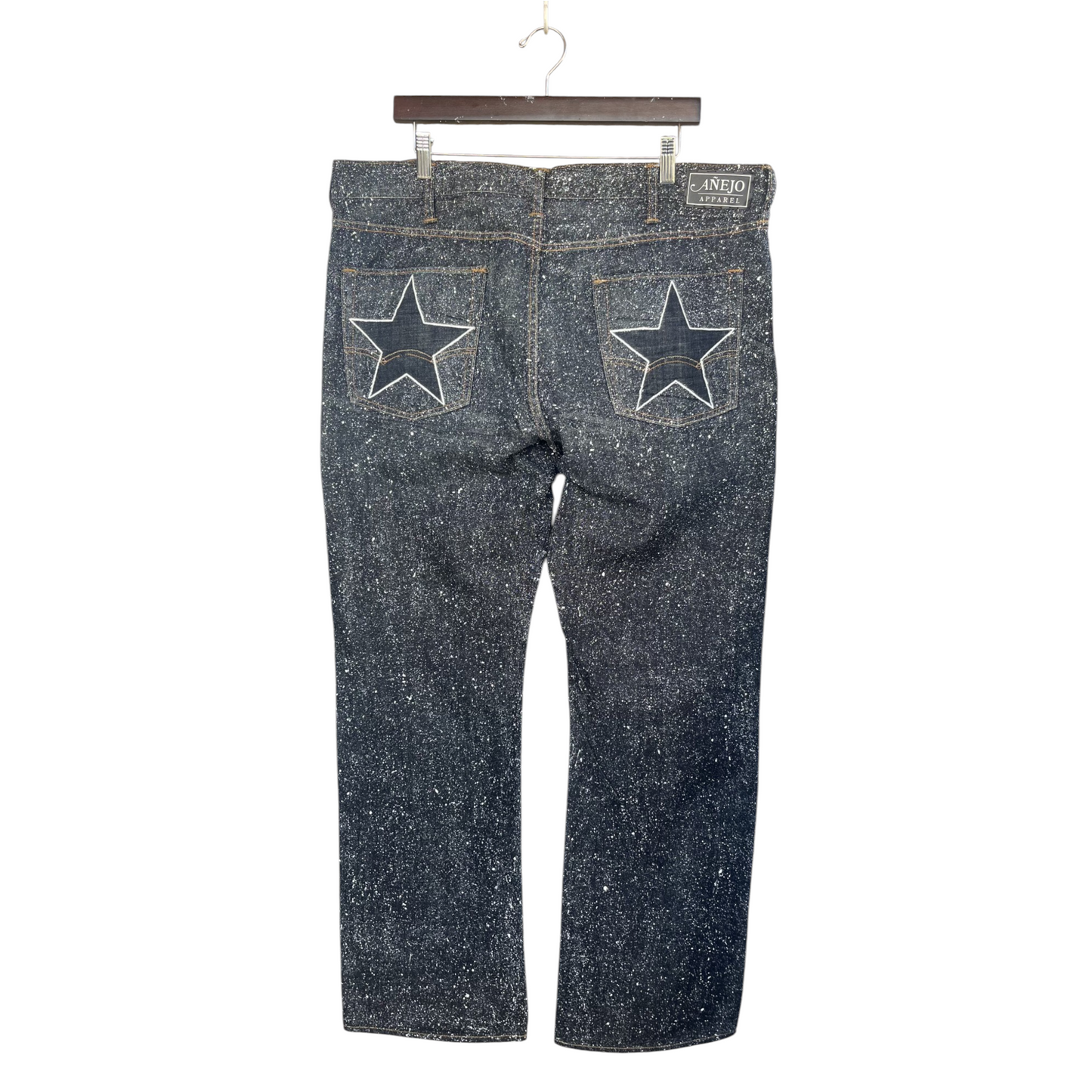 Dark Wash Star Pants (38 x 32)