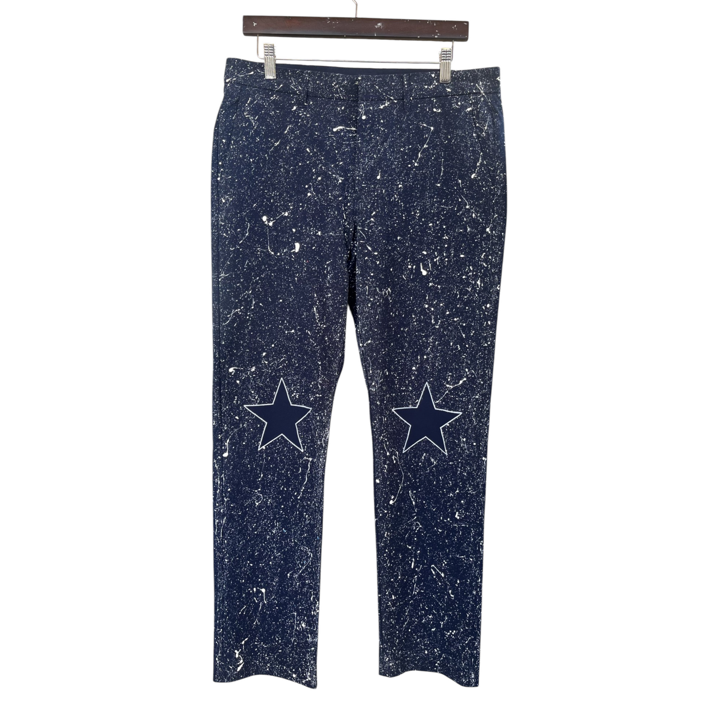 Navy Star Pants (33 x 32)