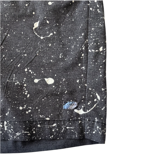 Gray & White Splatter Shorts - Size 34