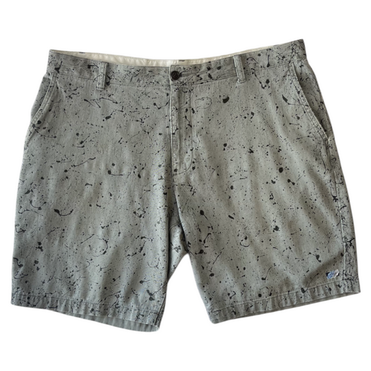 Gray & Black Splatter Shorts - Size 38
