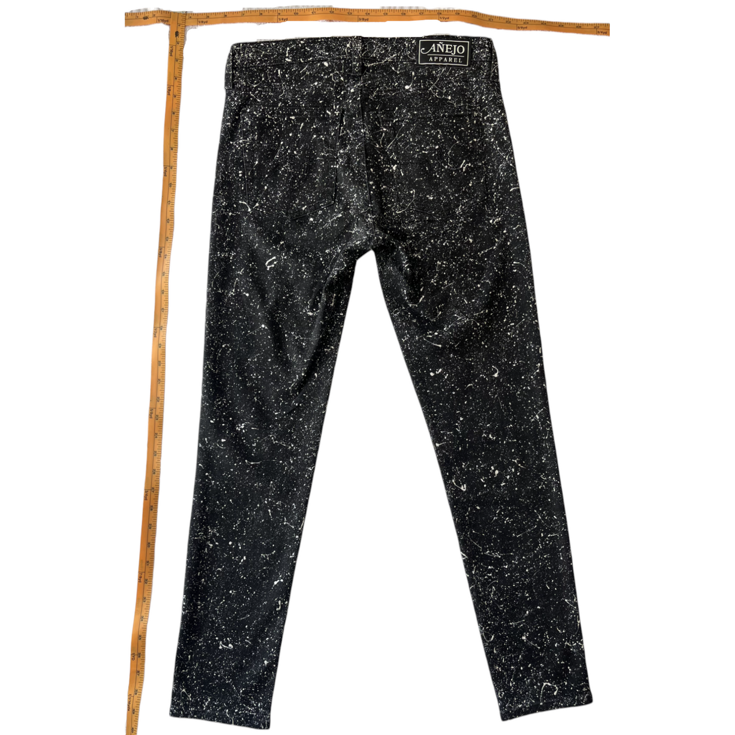Black & White Splatter Pants - Size 27 x 28