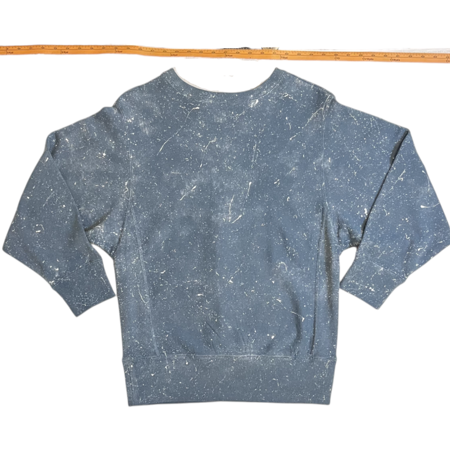 Blue & White Splatter Sweatshirt - Size Small