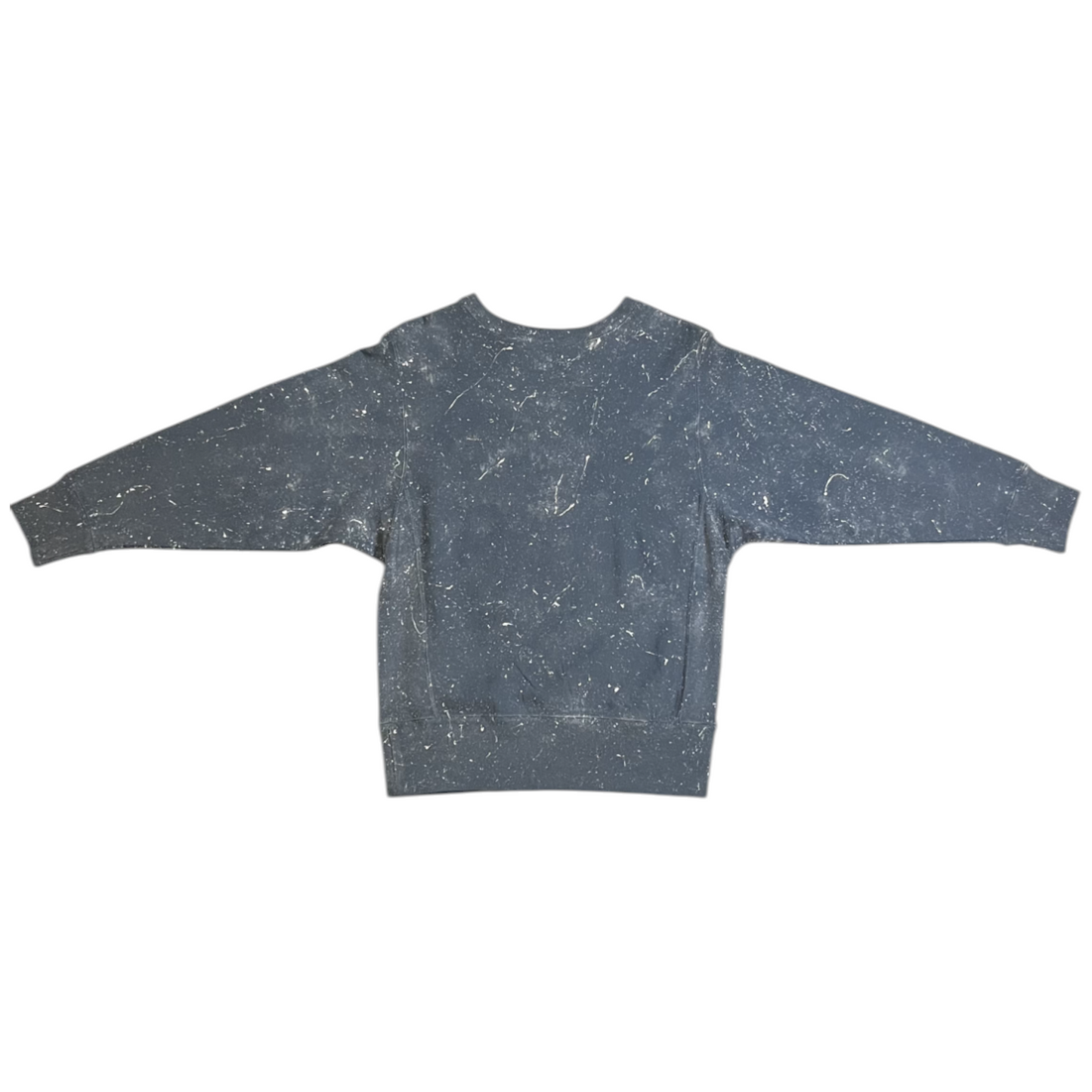 Blue & White Splatter Sweatshirt - Size Small