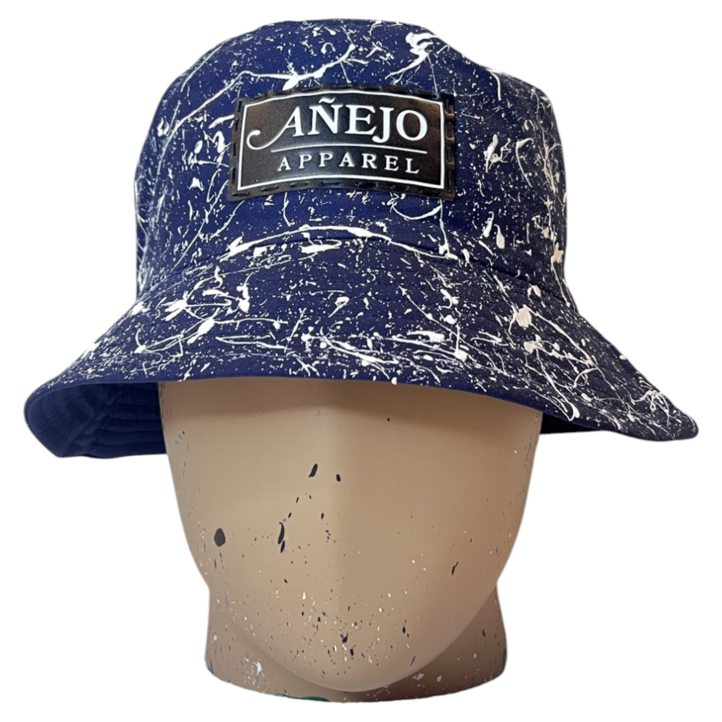 Navy Splatter Bucket Hat