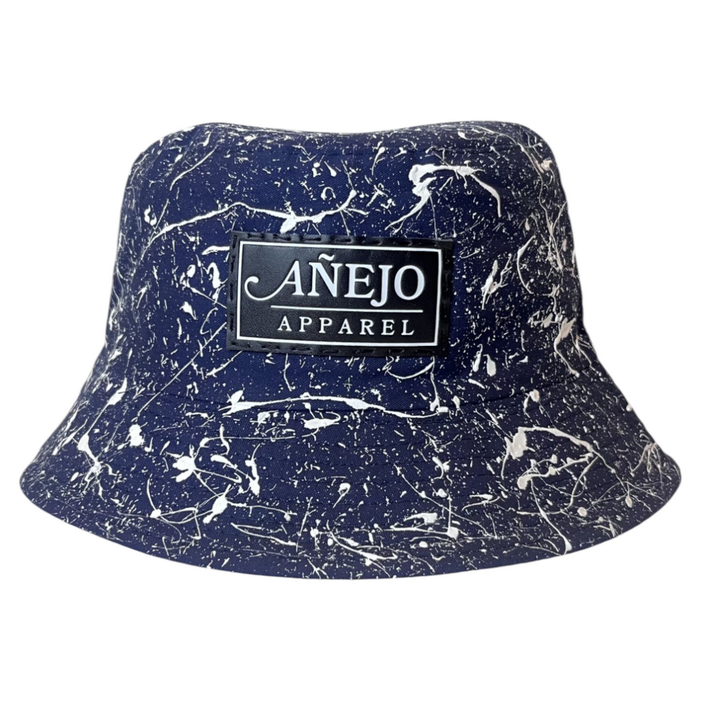 Navy Splatter Bucket Hat