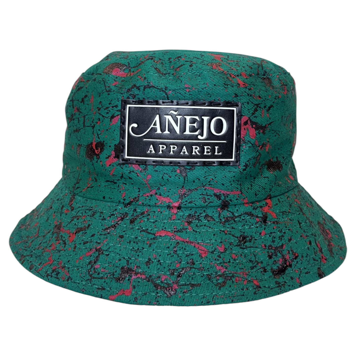 Green Splatter Bucket Hat