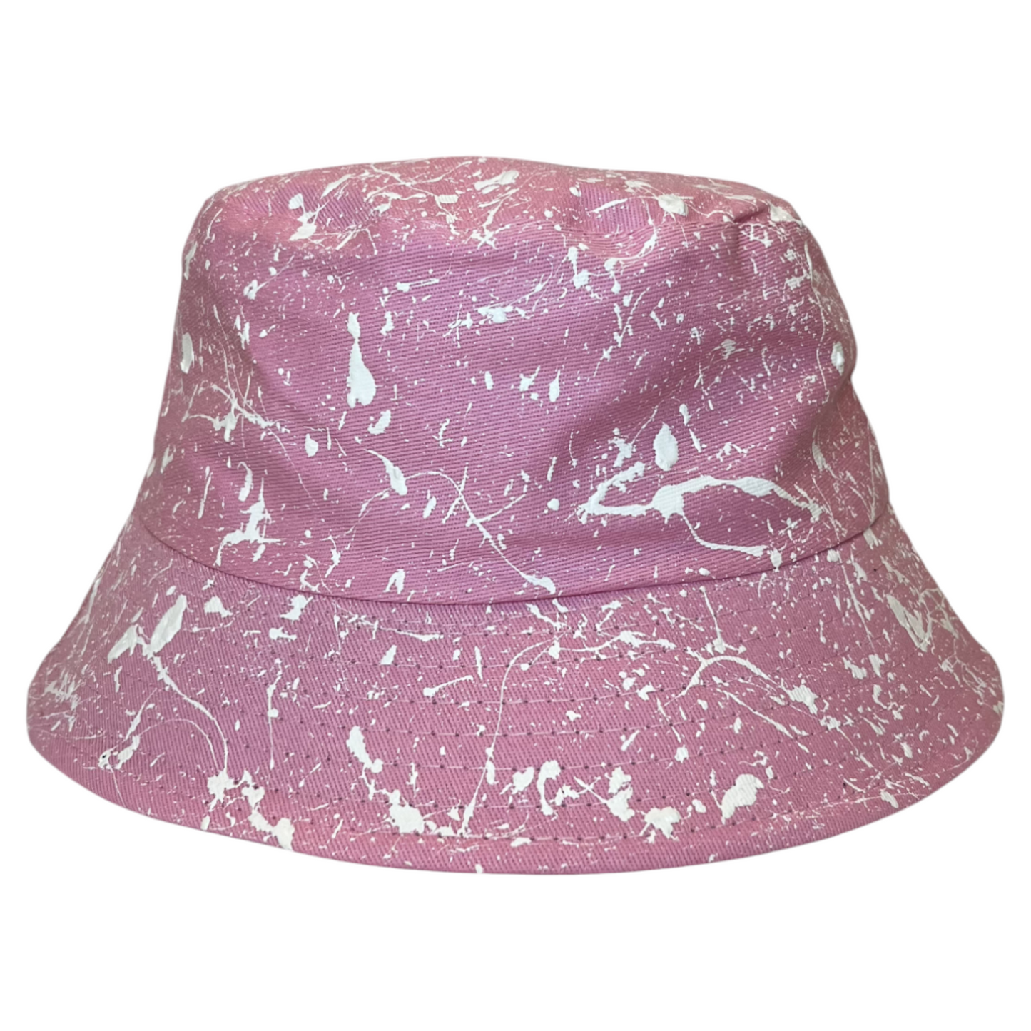 Pink Splatter Bucket Hat