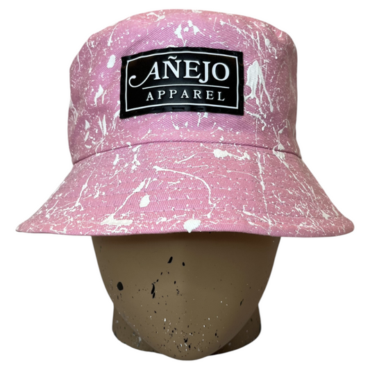 Pink Splatter Bucket Hat