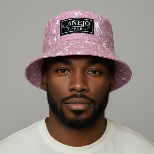Pink Splatter Bucket Hat
