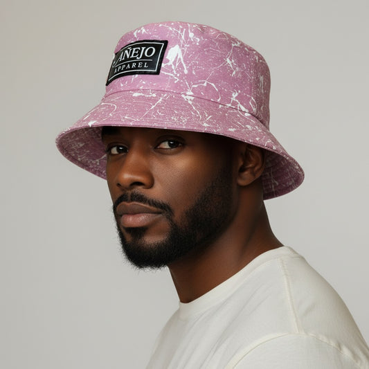 Pink Splatter Bucket Hat