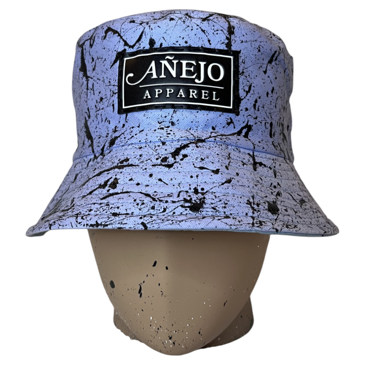 Powder Blue Splatter Bucket Hat