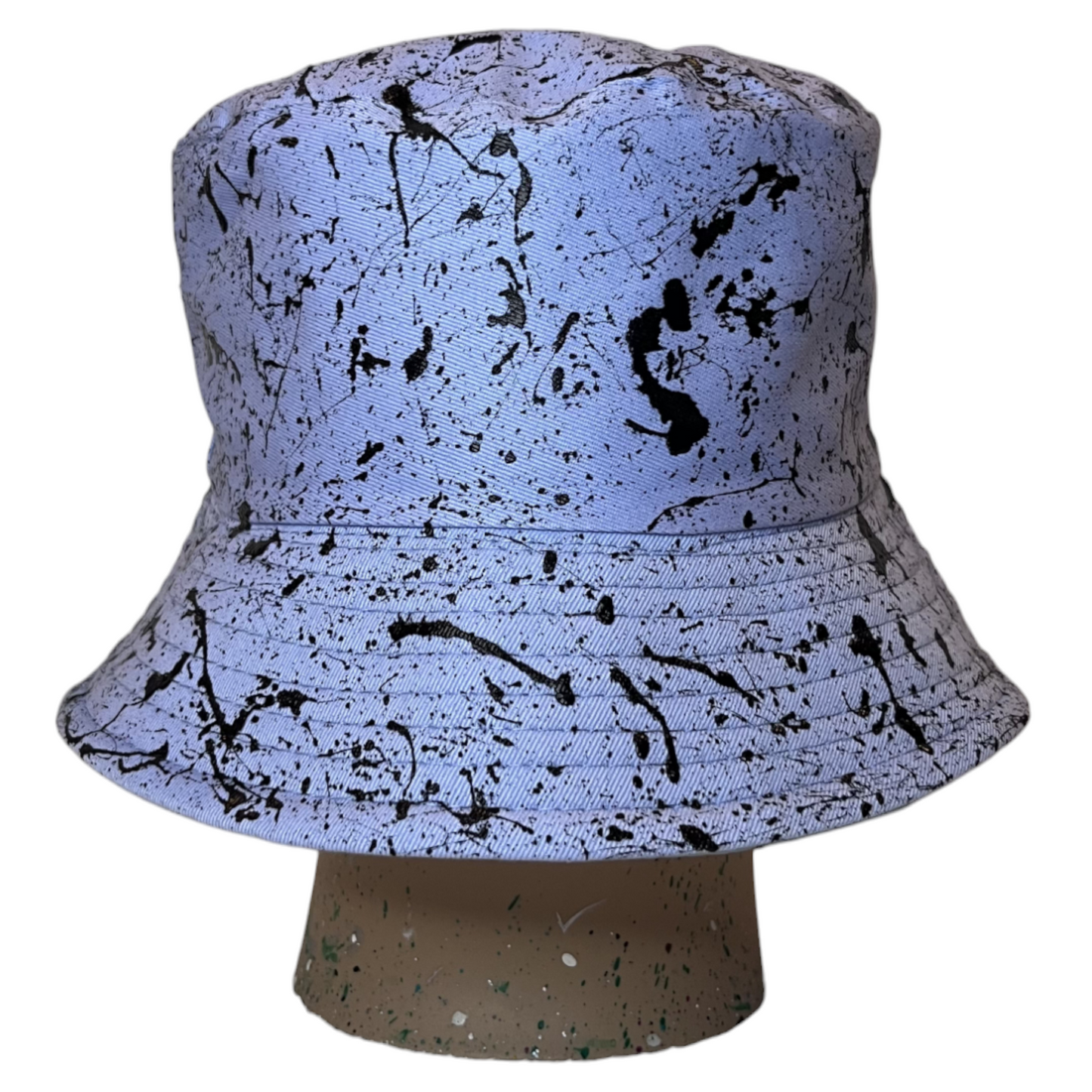 Powder Blue Splatter Bucket Hat