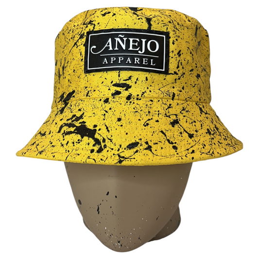 Yellow Splatter Bucket Hat