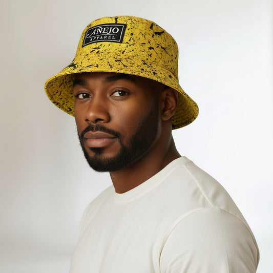 Yellow Splatter Bucket Hat