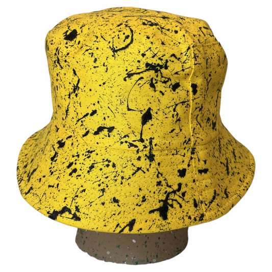 Yellow Splatter Bucket Hat