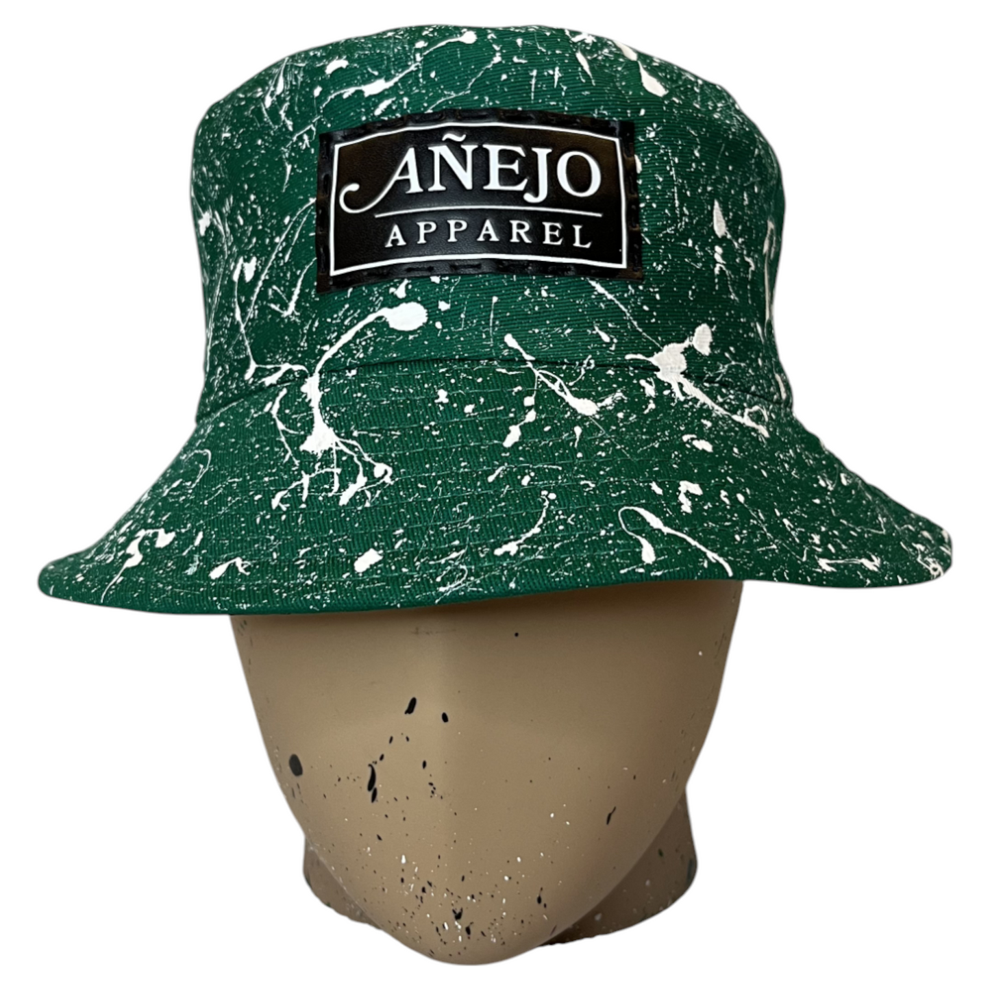 Green Splatter Bucket Hat