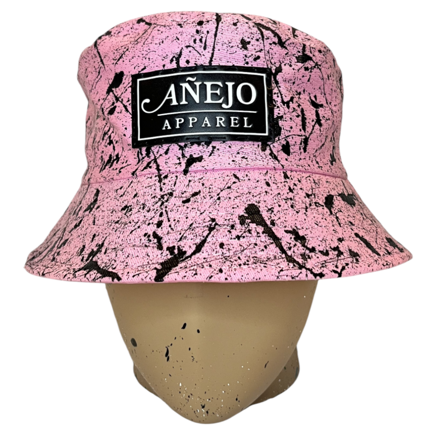 Pink Splatter Bucket Hat