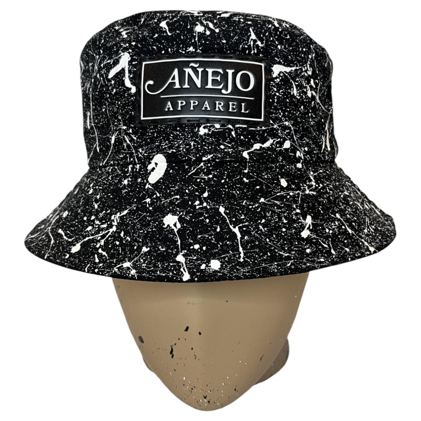 Black Splatter Bucket Hat