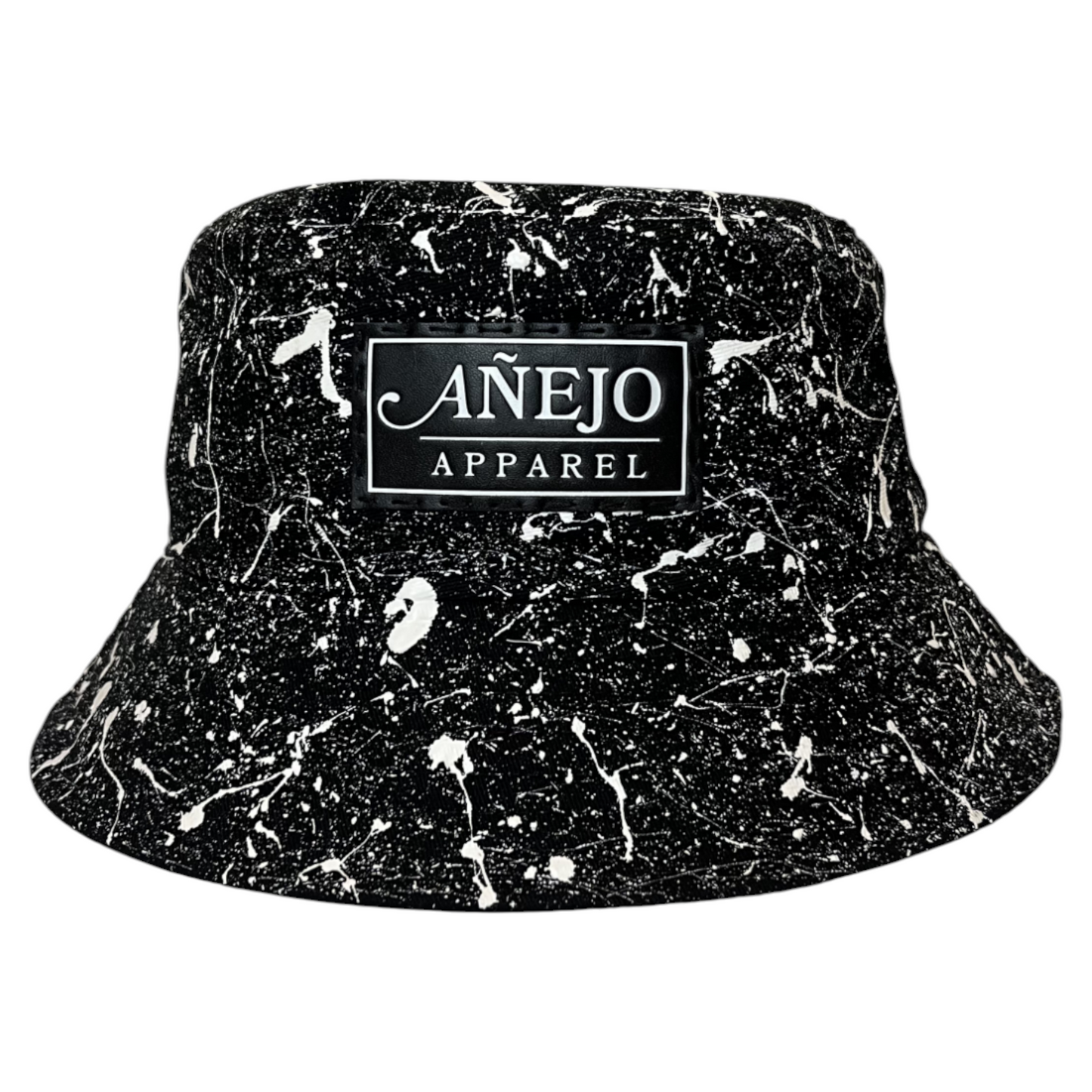 Black Splatter Bucket Hat
