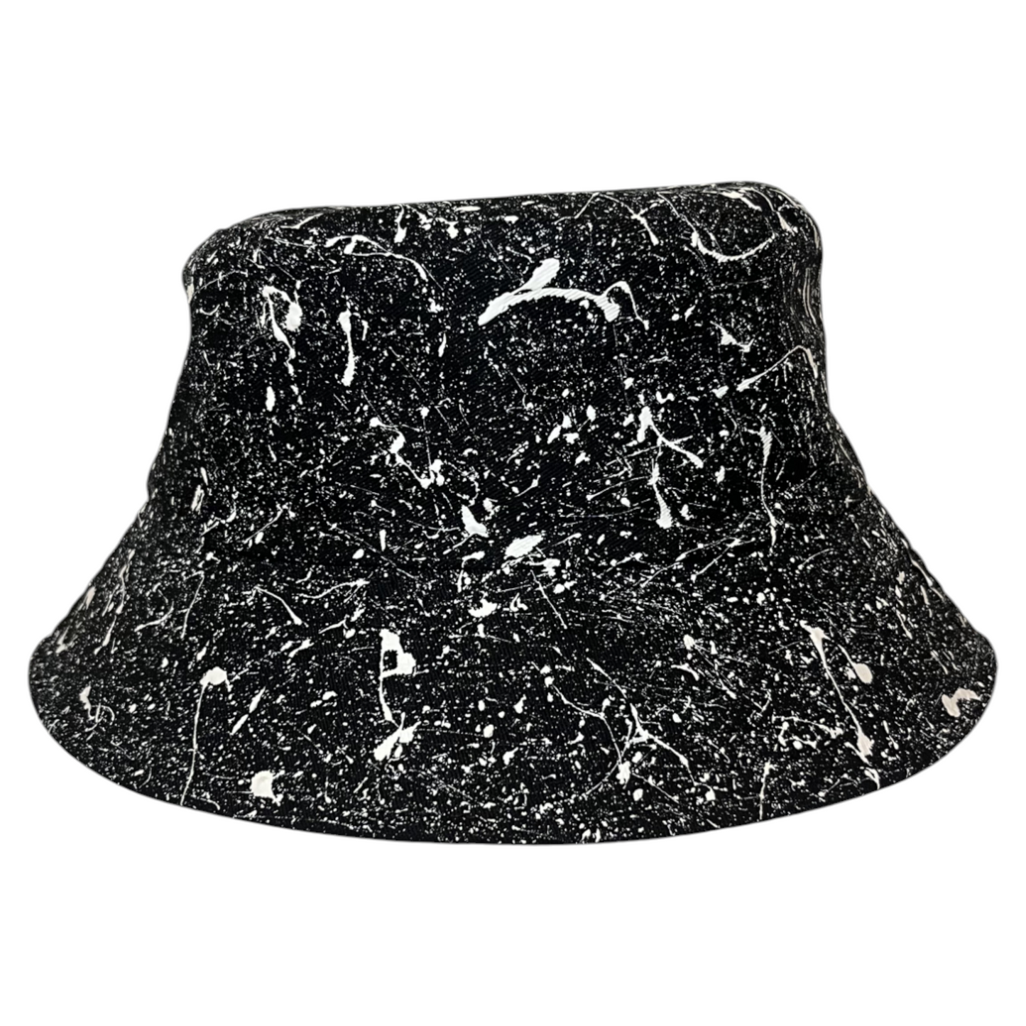 Black Splatter Bucket Hat