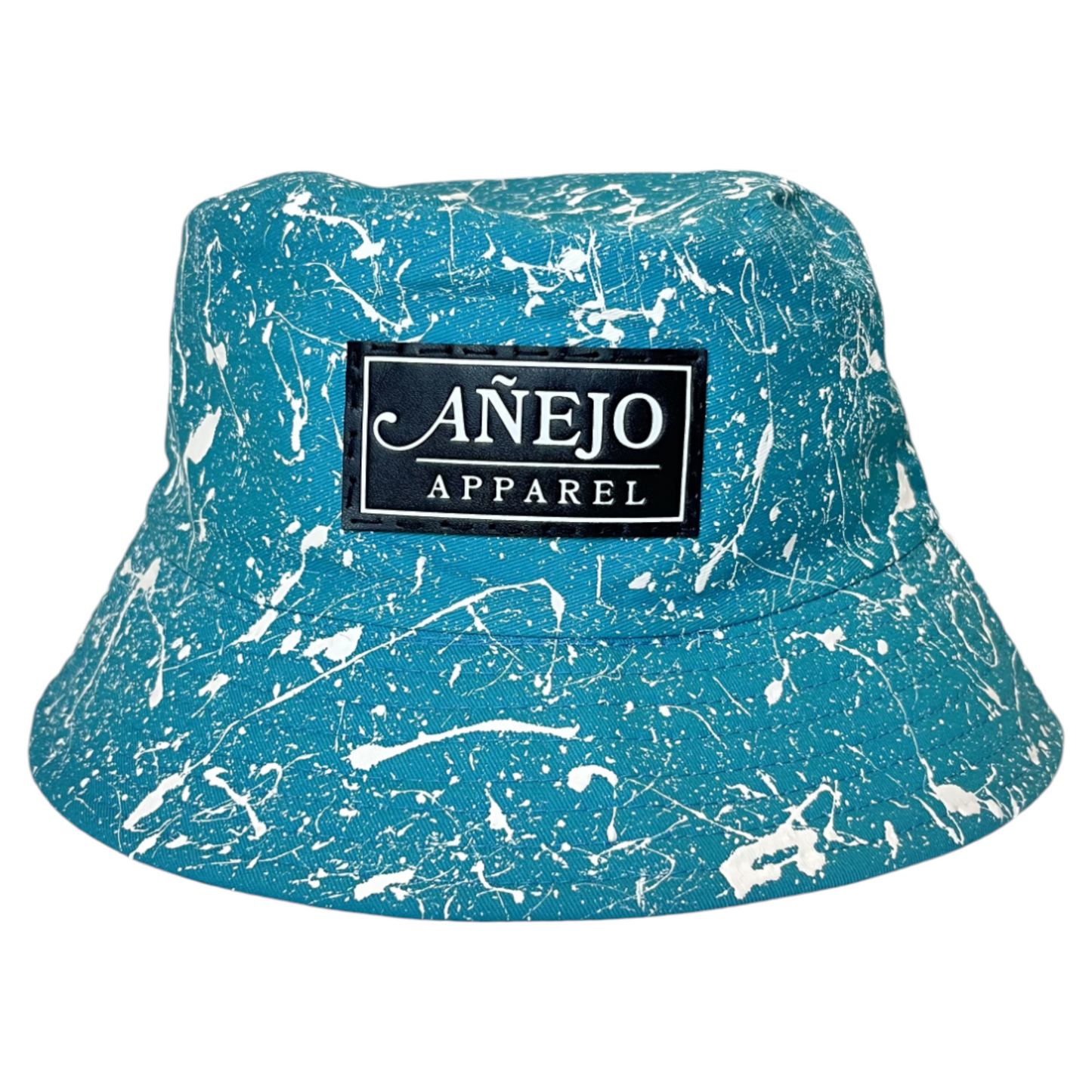 Aqua Splatter Bucket Hat