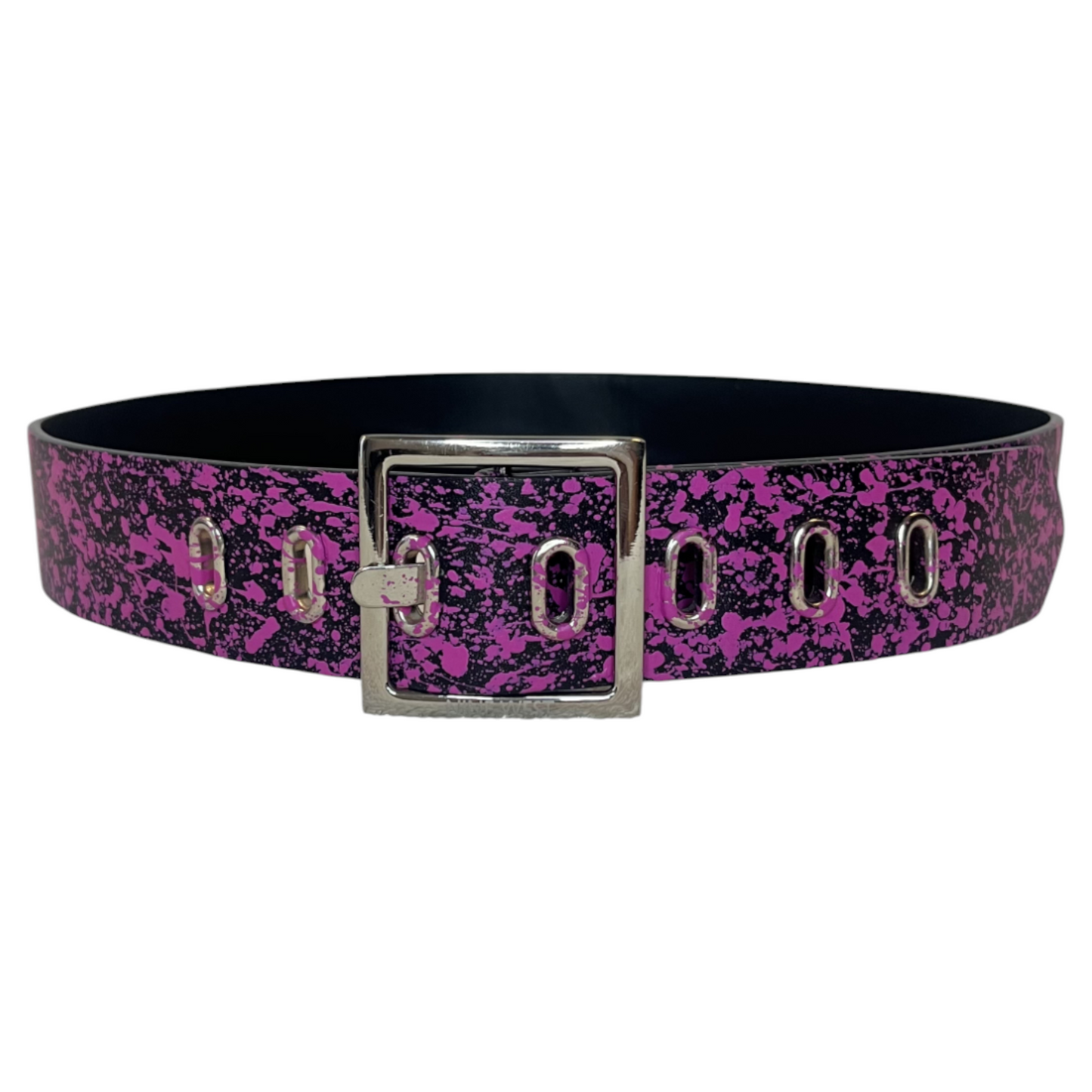Pink & Black Splatter Belt