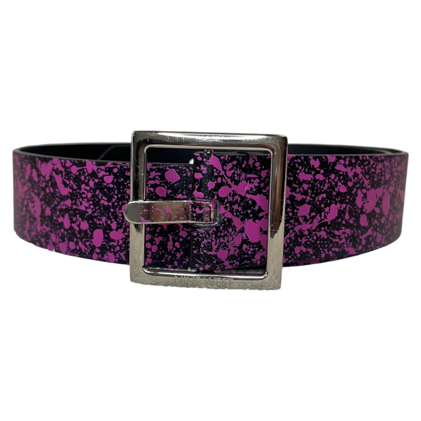 Pink & Black Splatter Belt