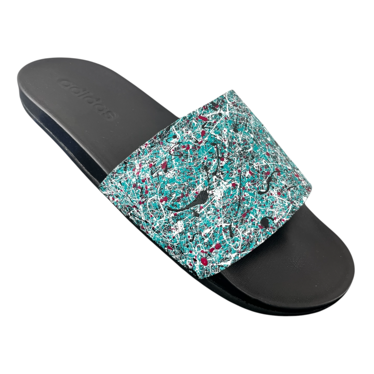 Aqua Splatter Slides - Size M10|W11