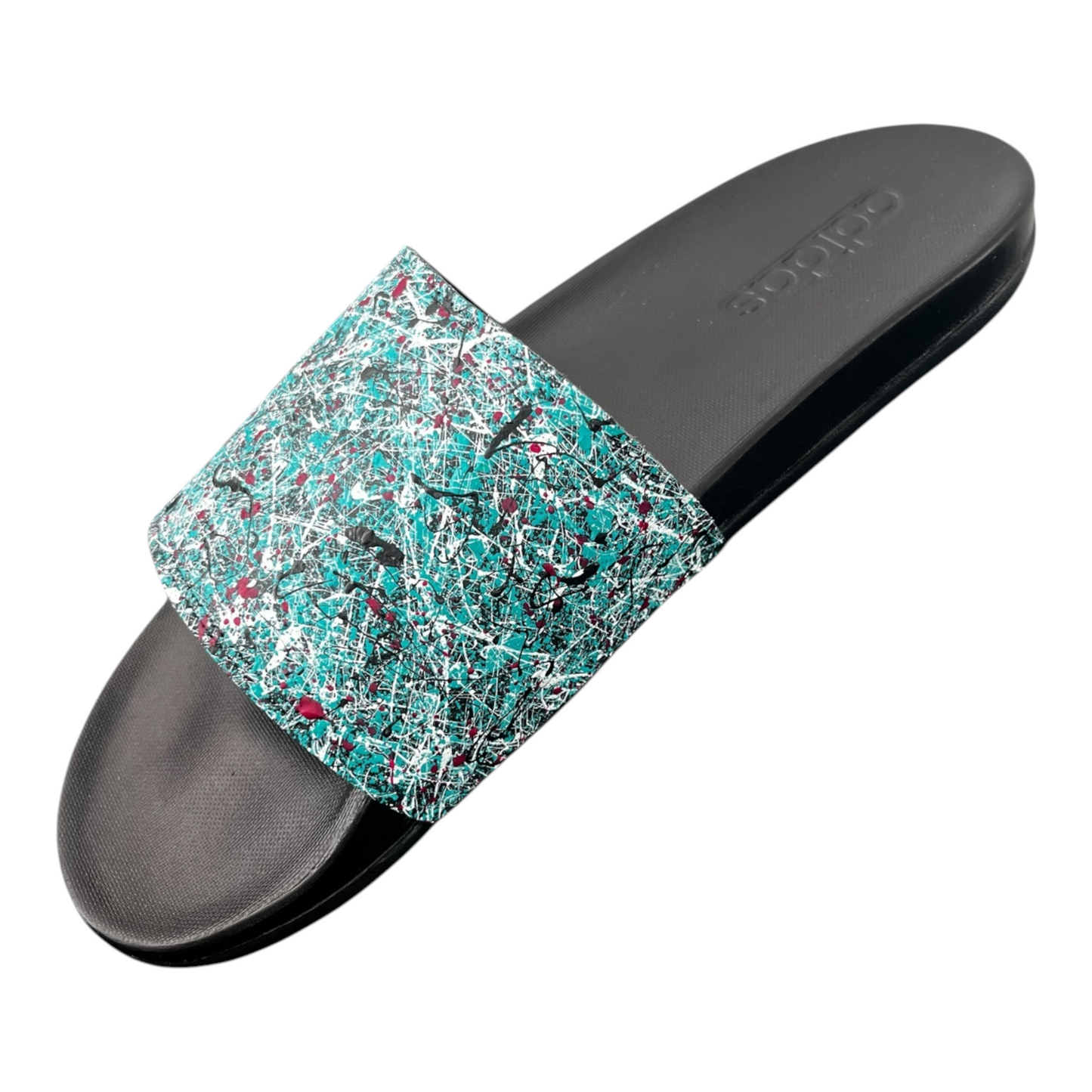 Aqua Splatter Slides - Size M10|W11