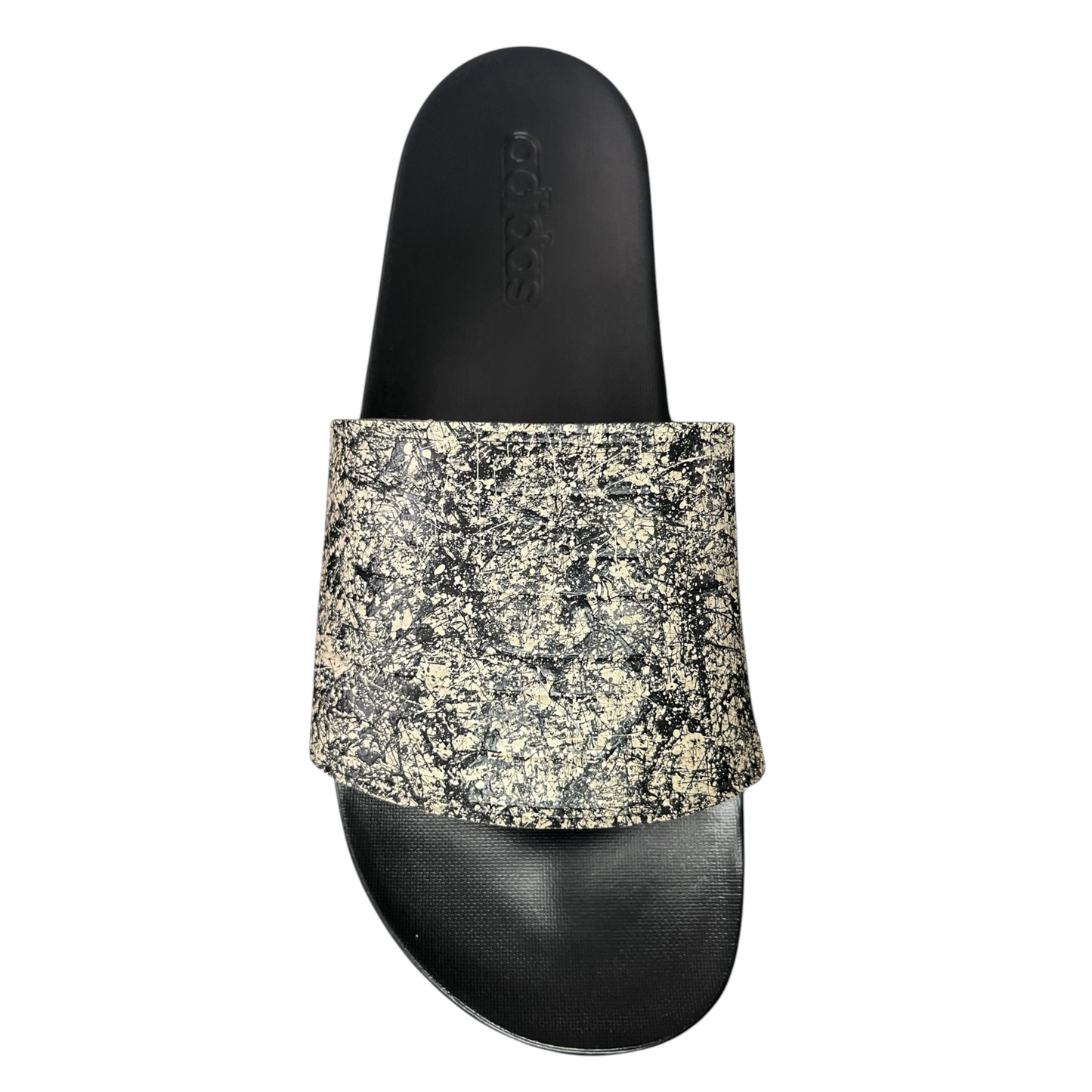 Tan & Black Splatter Slides - Size M9|W10