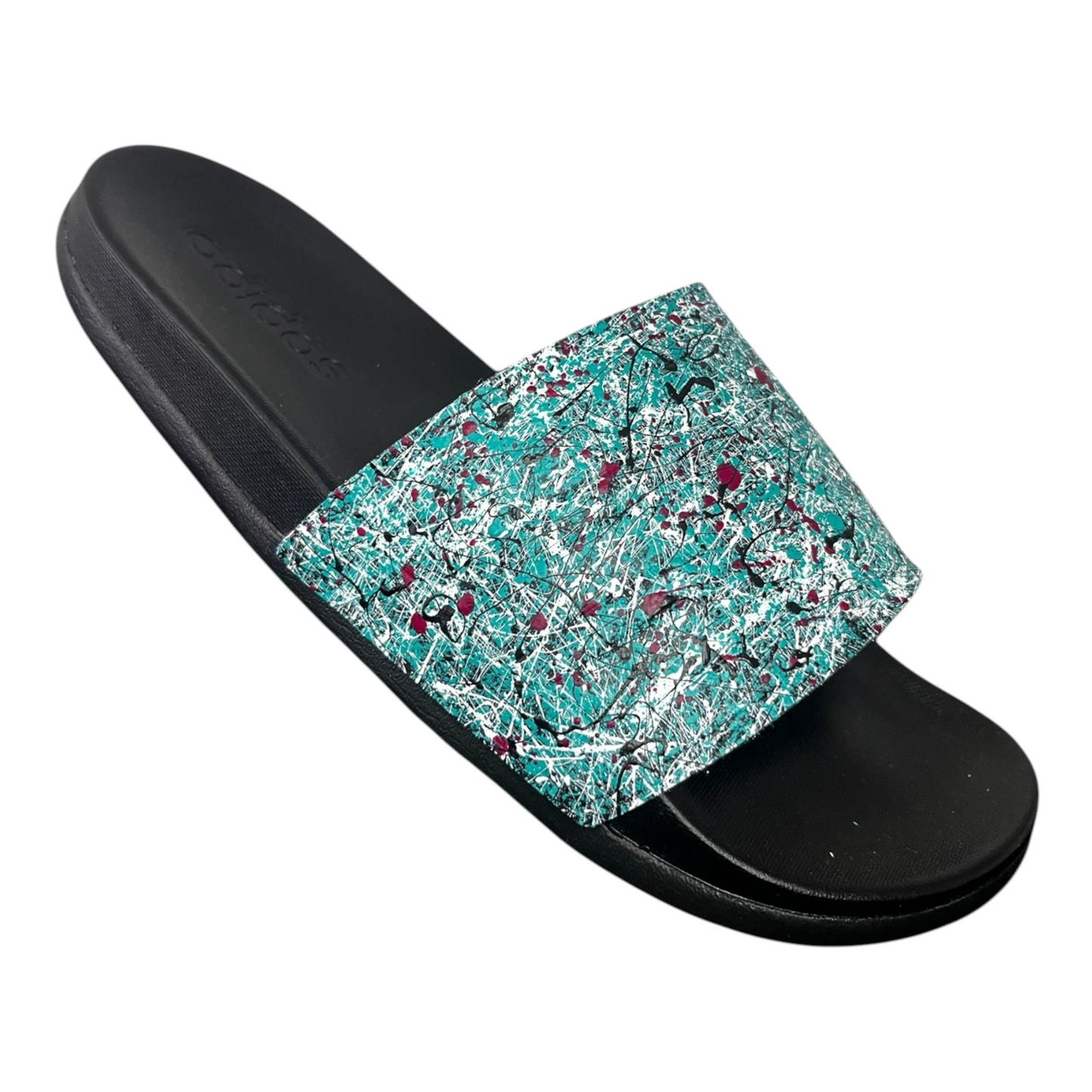 Aqua Splatter Slides - Size M6|W7