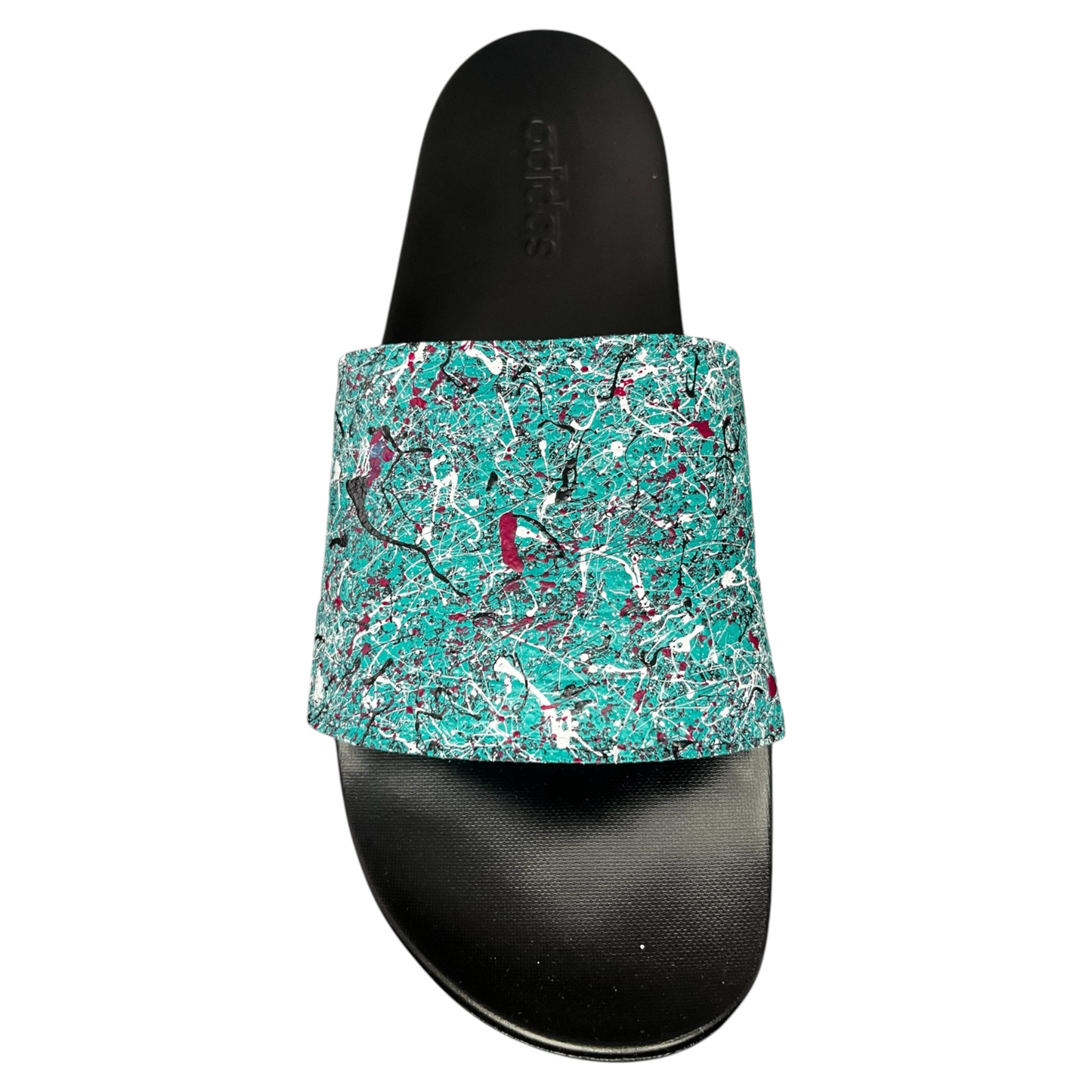 Aqua Splatter Slides - Size M13|W14