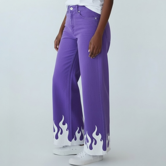 Purple Flame Pants (27 x 29)